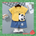 西瓜時光．韓版幼童夏季純棉短袖套裝-兒童上衣 兒童短褲 兒童T恤 幼兒短袖 兒童短袖上衣 男童 女童 寶寶上衣 純棉T恤-規格圖1