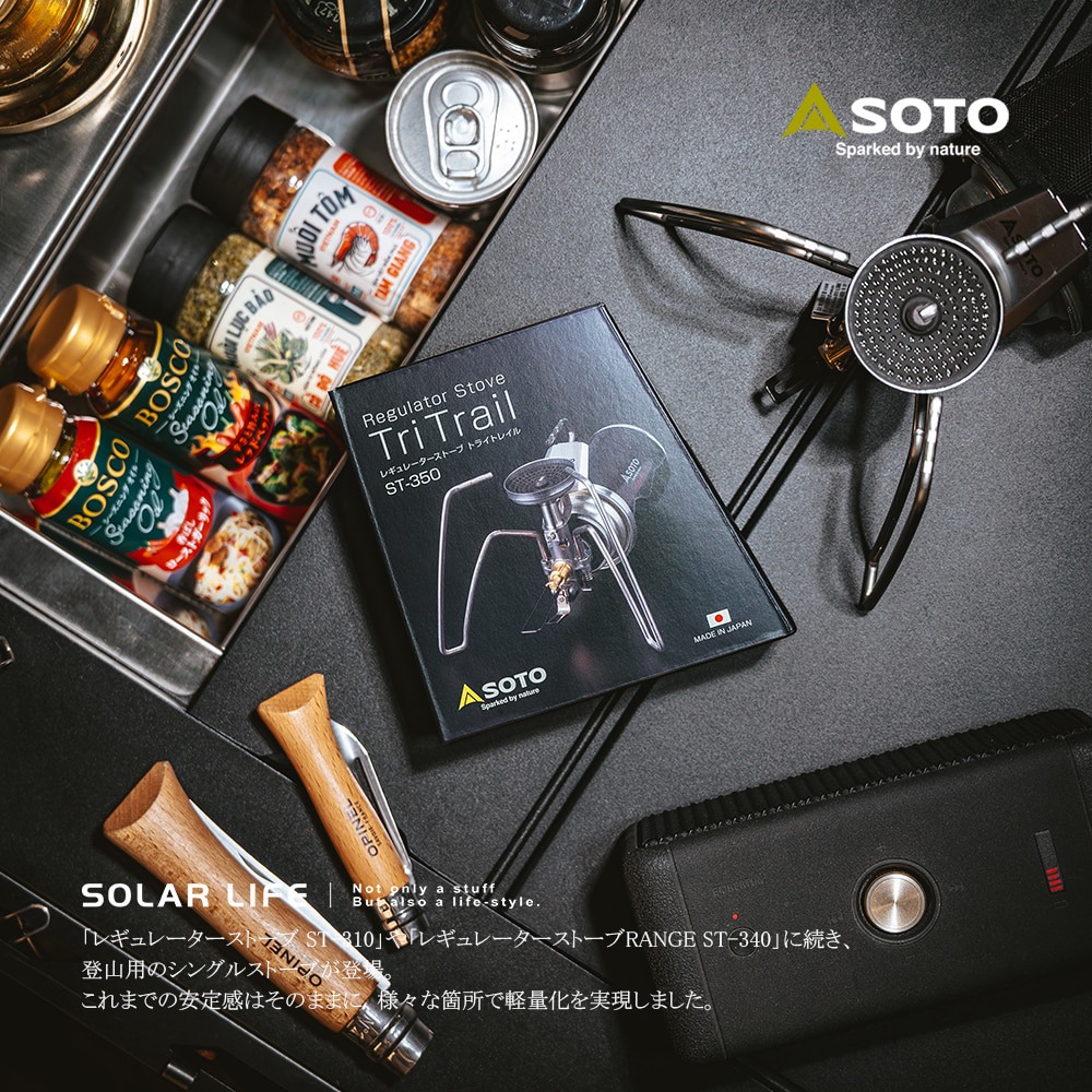 SOTO 鈦輕量防風穩壓蜘蛛爐 ST-350.露營卡式爐 小型瓦斯爐 登山爐高山爐 戶外攻頂爐頭 快速爐休閒爐-細節圖3