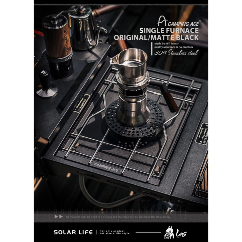 Camping ACE野樂 自動點火單口爐 ARC-2022i 不鏽鋼版 / 黑化版 IGT爐 一單位爐 不鏽鋼單口爐-細節圖5