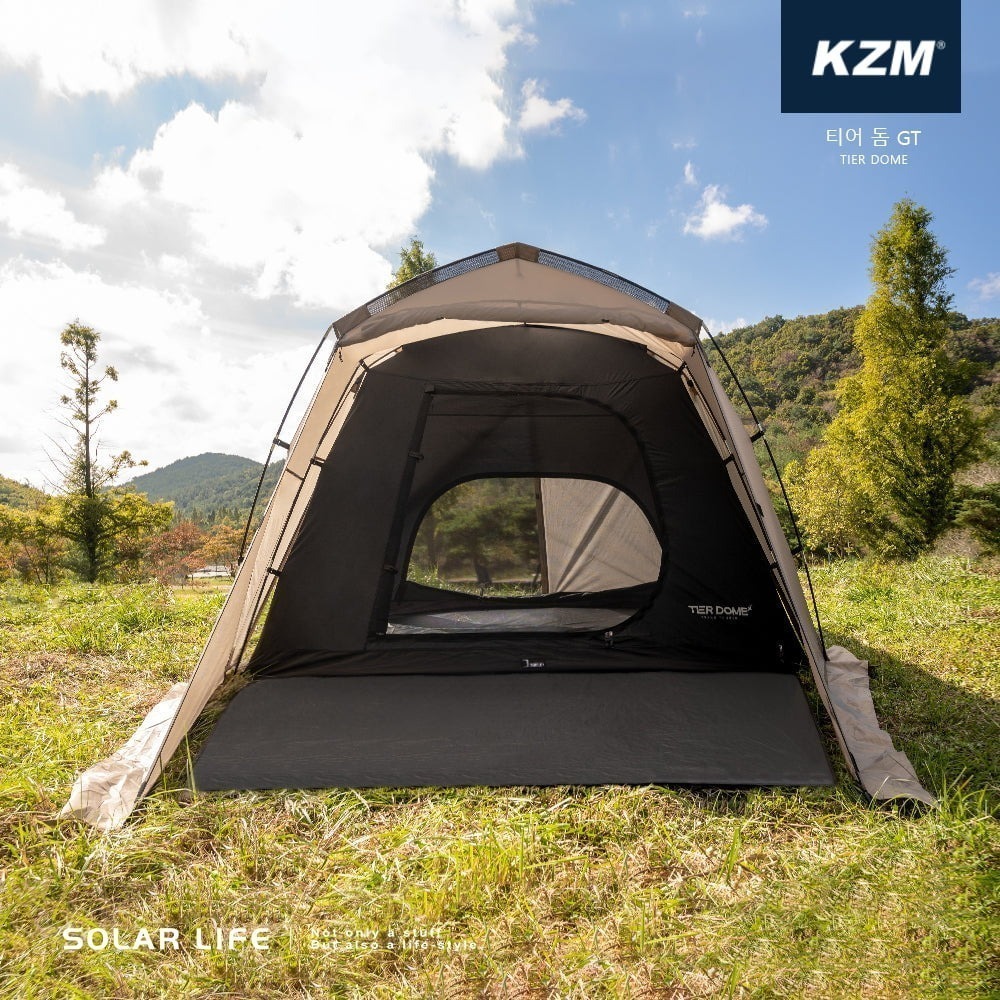 KAZMI KZM TIER 提爾4人帳.露營帳篷 圓頂帳 野餐家庭帳 遮光帳篷 四季透氣帳-細節圖5