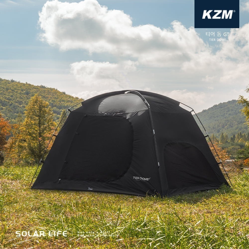 KAZMI KZM TIER 提爾4人帳.露營帳篷 圓頂帳 野餐家庭帳 遮光帳篷 四季透氣帳-細節圖6