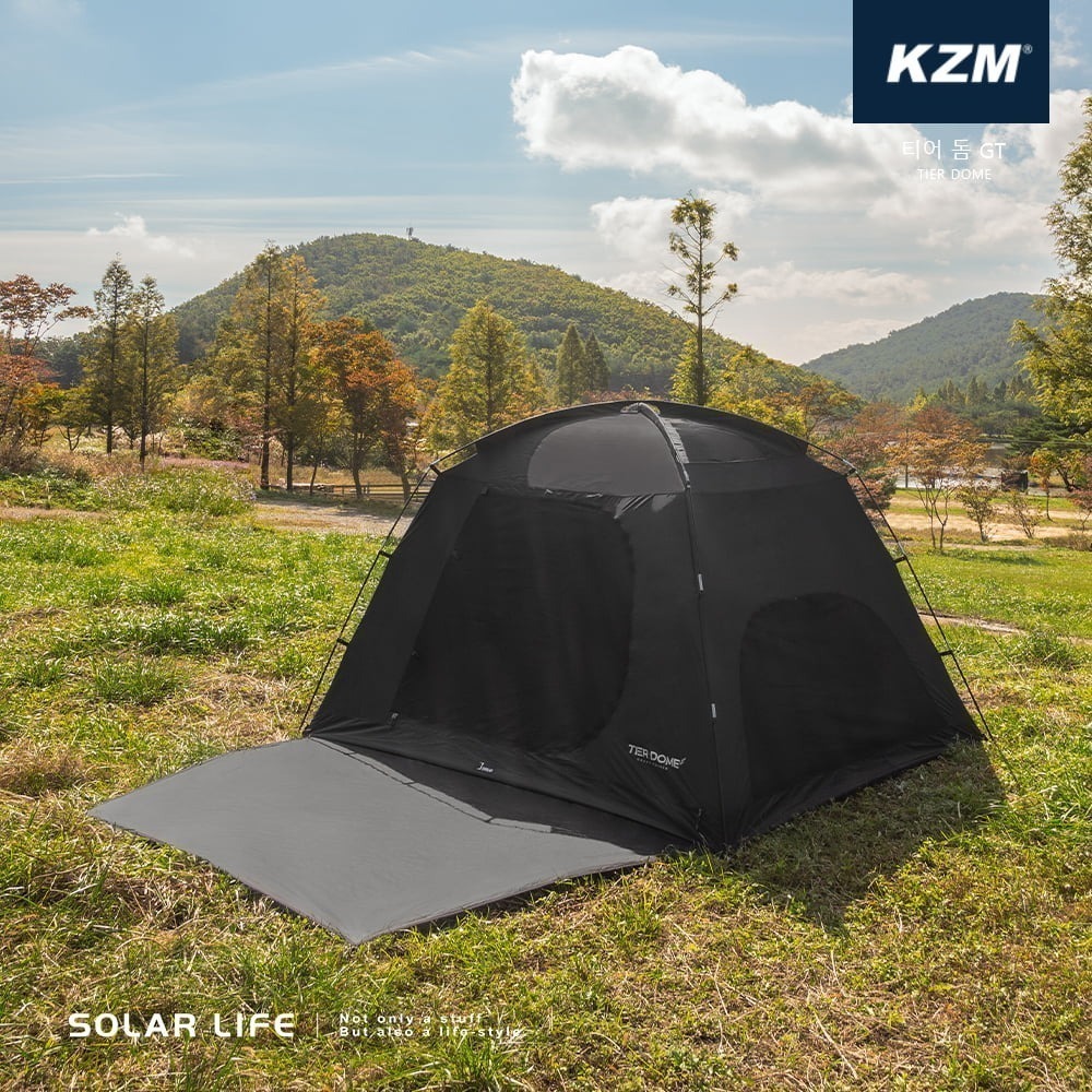 KAZMI KZM TIER 提爾4人帳.露營帳篷 圓頂帳 野餐家庭帳 遮光帳篷 四季透氣帳-細節圖7