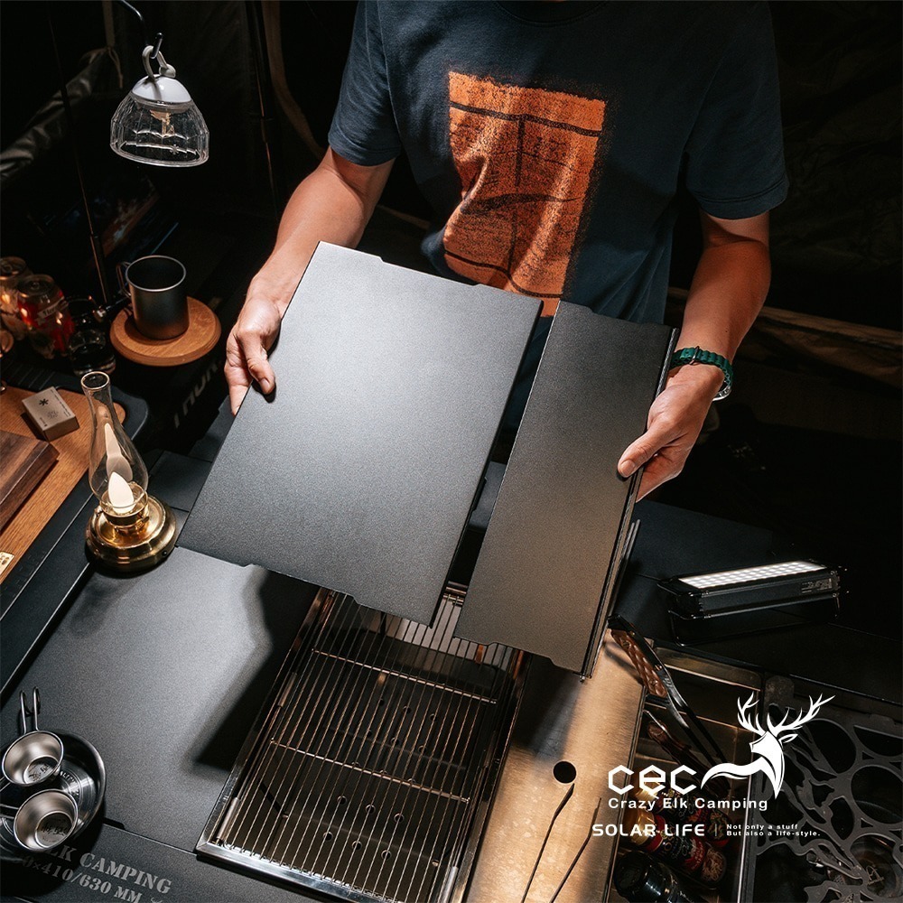 CEC風麋露 變形金剛系列 4.5單位桌.IGT系統桌 露營川桌 戶外井桌 鋁合金戰術桌 折疊蛋捲桌-細節圖5