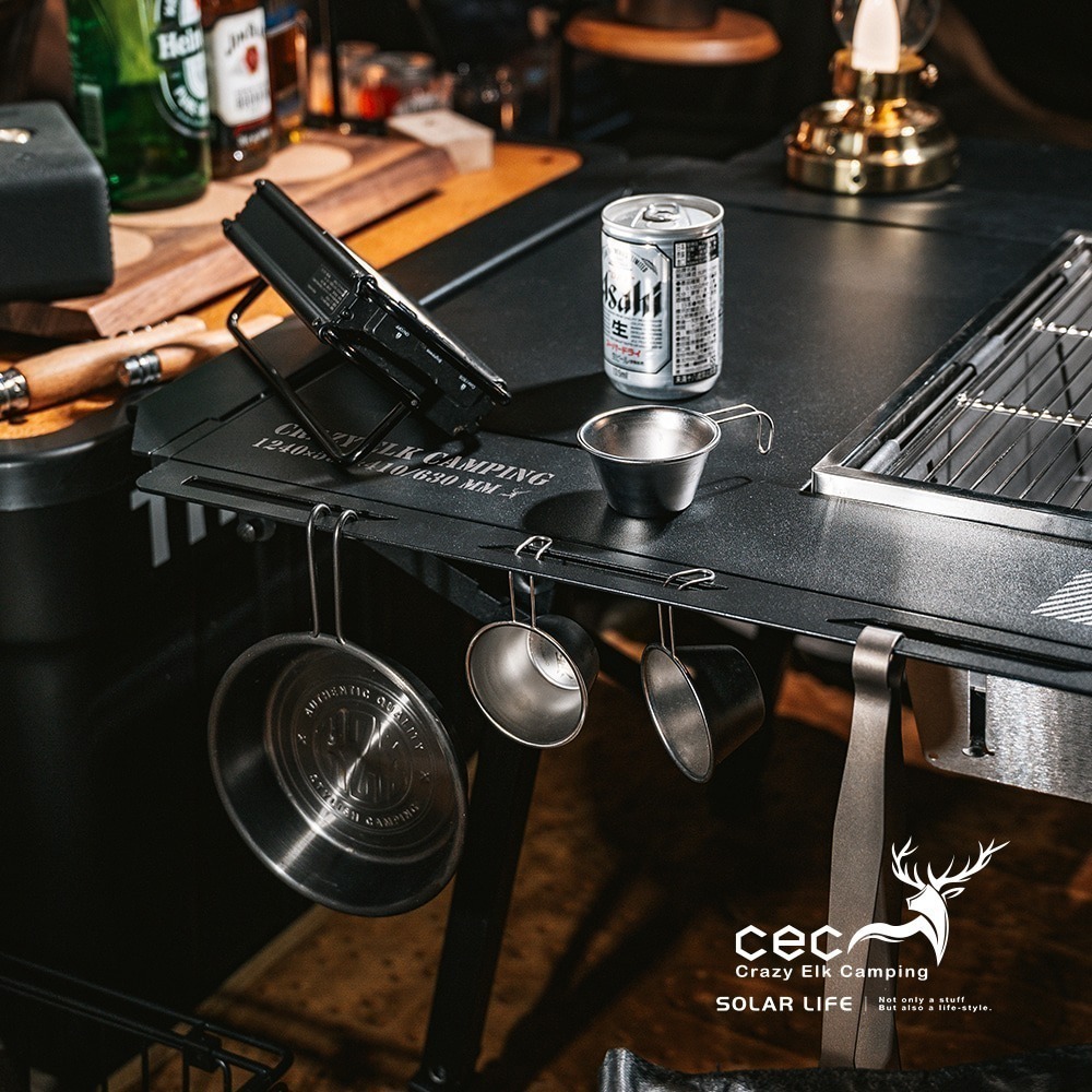 CEC風麋露 變形金剛系列 4.5單位桌.IGT系統桌 露營川桌 戶外井桌 鋁合金戰術桌 折疊蛋捲桌-細節圖11