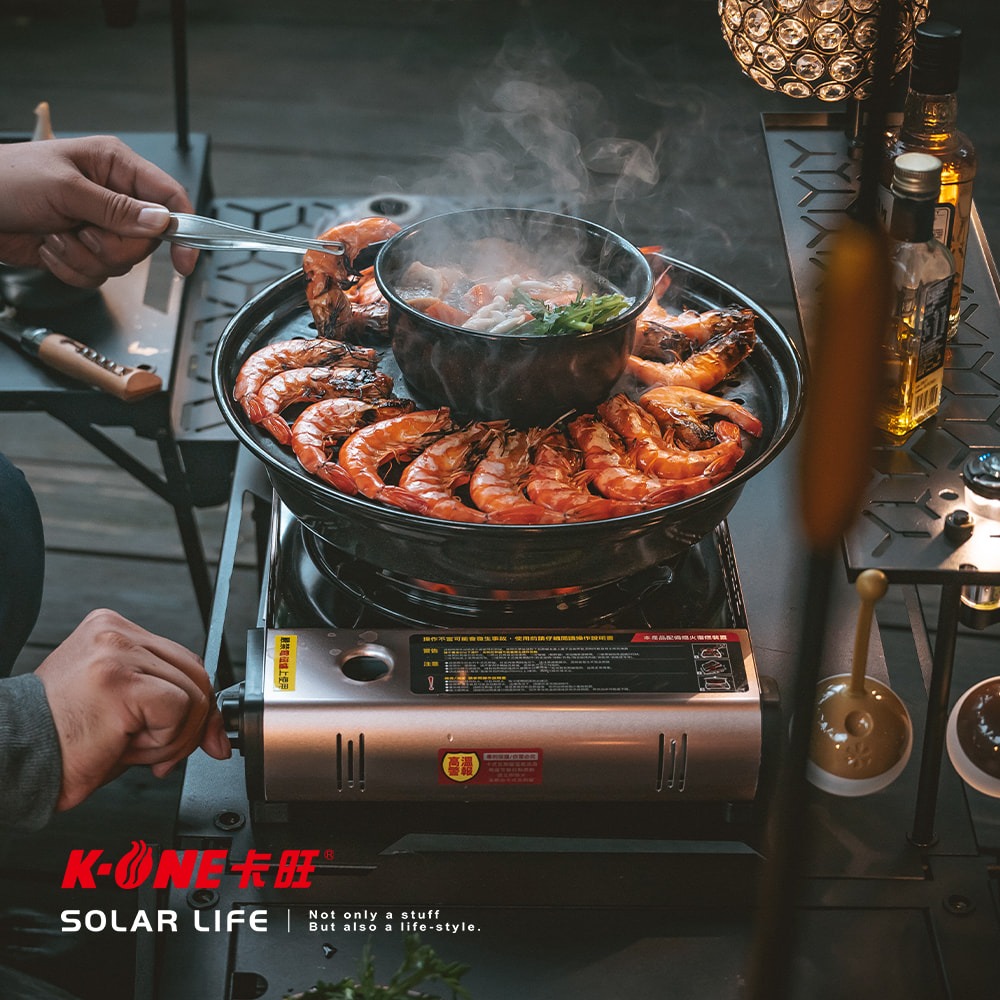 K-ONE卡旺 4.1kw 攜帶式卡式爐 A023(K).瓦斯卡式爐 4.1KW瓦斯爐 防風單口爐 露營燒烤爐 休閒爐-細節圖8