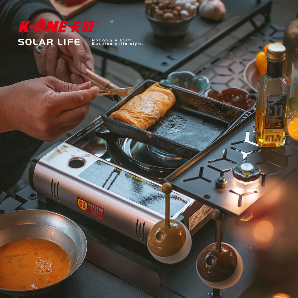 K-ONE卡旺 4.1kw 攜帶式卡式爐 A023(K).瓦斯卡式爐 4.1KW瓦斯爐 防風單口爐 露營燒烤爐 休閒爐-細節圖10