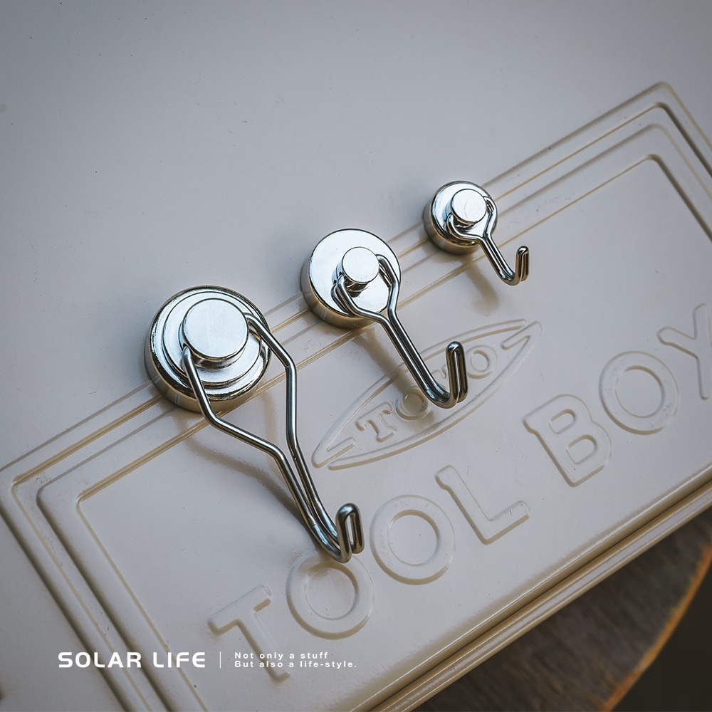 索樂生活 Solarlife 強磁旋轉掛勾.強力磁鐵 露營磁鐵 多功能掛鉤 磁鐵掛勾 吸鐵磁鐵-細節圖3