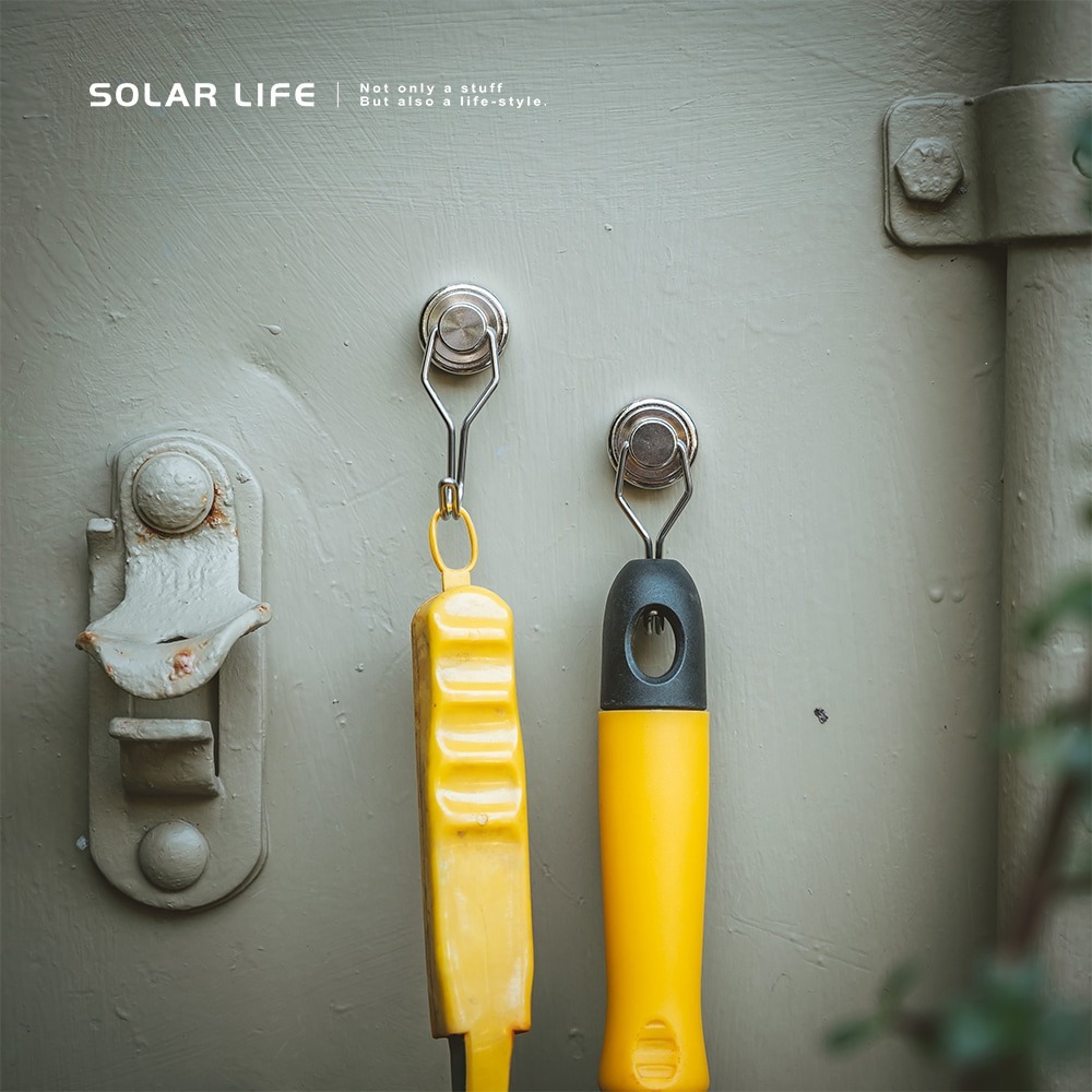 索樂生活 Solarlife 強磁旋轉掛勾.強力磁鐵 露營磁鐵 多功能掛鉤 磁鐵掛勾 吸鐵磁鐵-細節圖6
