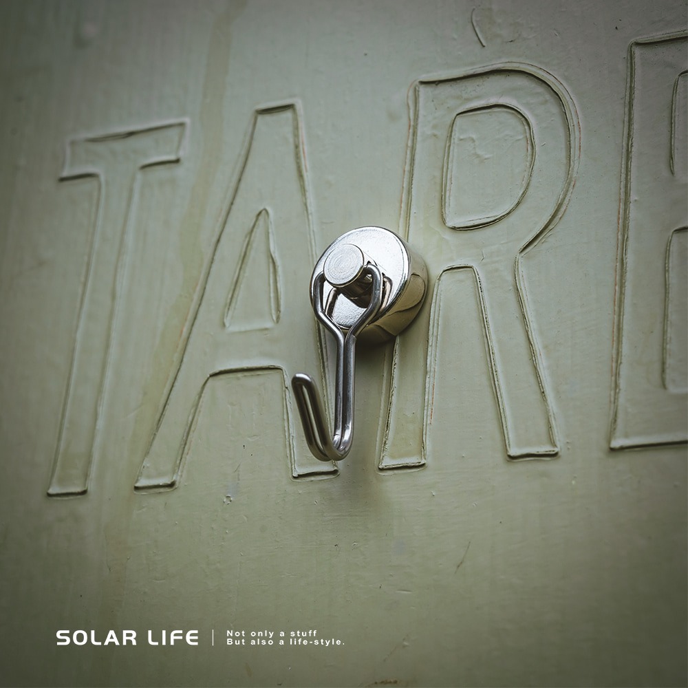 索樂生活 Solarlife 強磁旋轉掛勾.強力磁鐵 露營磁鐵 多功能掛鉤 磁鐵掛勾 吸鐵磁鐵-細節圖7