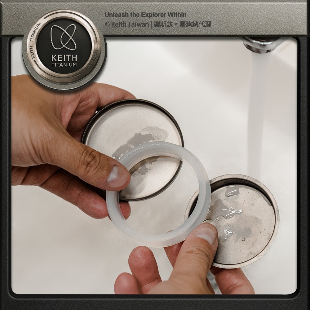 Keith 鎧斯鈦銀河雙層保溫杯 220ml / Ti3312.純鈦水杯 鈦咖啡杯 隔熱鈦杯 雙層露營杯 保溫馬克杯-細節圖9