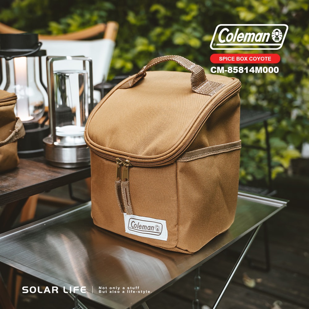 Coleman 料理調味盒 土狼棕 / CM-85814.餐具收納包 廚具置物袋 露營裝備袋 調味罐工具袋 戶外裝備掛袋-細節圖6