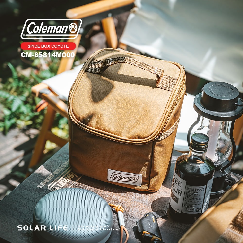 Coleman 料理調味盒 土狼棕 / CM-85814.餐具收納包 廚具置物袋 露營裝備袋 調味罐工具袋 戶外裝備掛袋-細節圖7