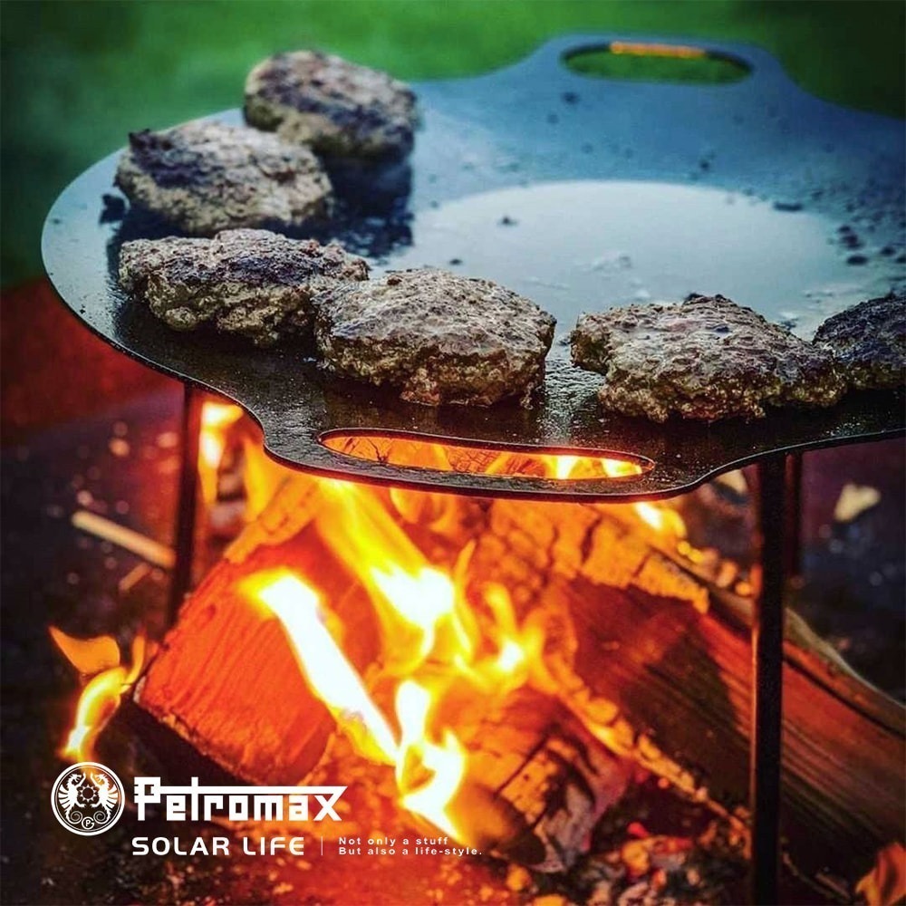 Petromax 鍛鐵燒烤盤 38/48/56cm Griddle and Firebowl.雙耳燒烤盤-細節圖4