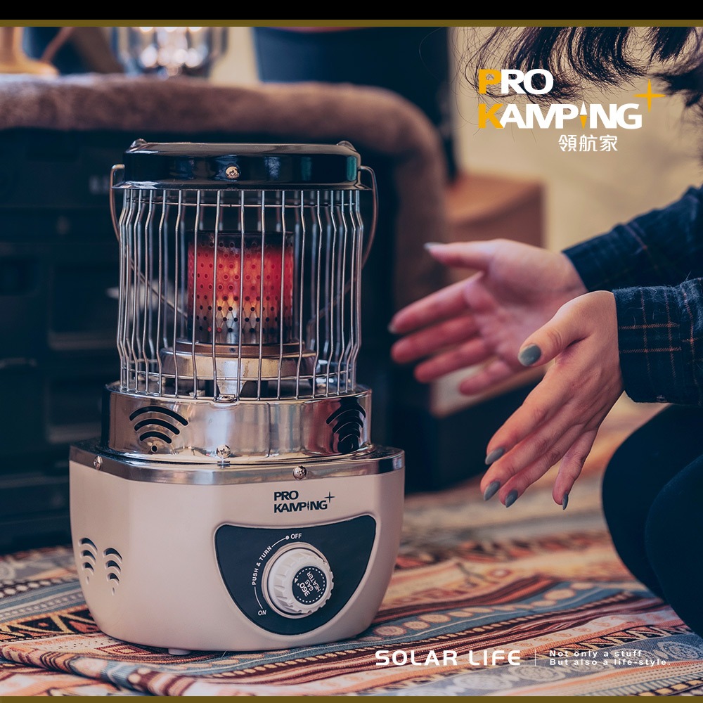 Pro Kamping領航家 360度瓦斯暖爐附收納袋 PK-GHB360.卡式瓦斯暖爐 露營取暖爐 戶外暖爐 環形暖爐-細節圖3