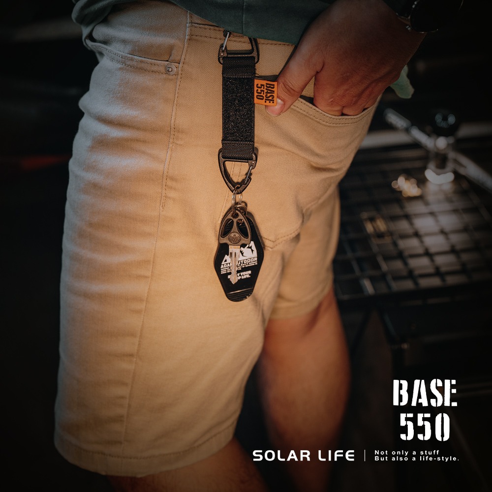 BASE 550 RE Keychain 鑰匙圈.戶外鑰匙扣 鷹嘴掛扣 勾扣鑰匙圈 軍風背包扣 風格鑰匙環-細節圖7
