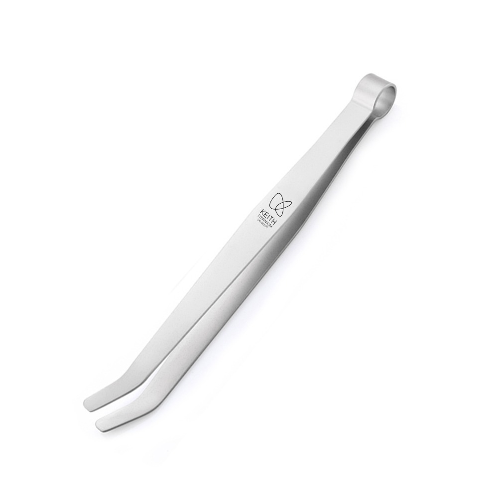 Keith 鎧斯鈦茶夾 14cm 17cm / Ti3941 Ti3942.茶夾洗杯夾 純鈦茶鑷 弧形茶杯夾 泡茶夾子-規格圖11