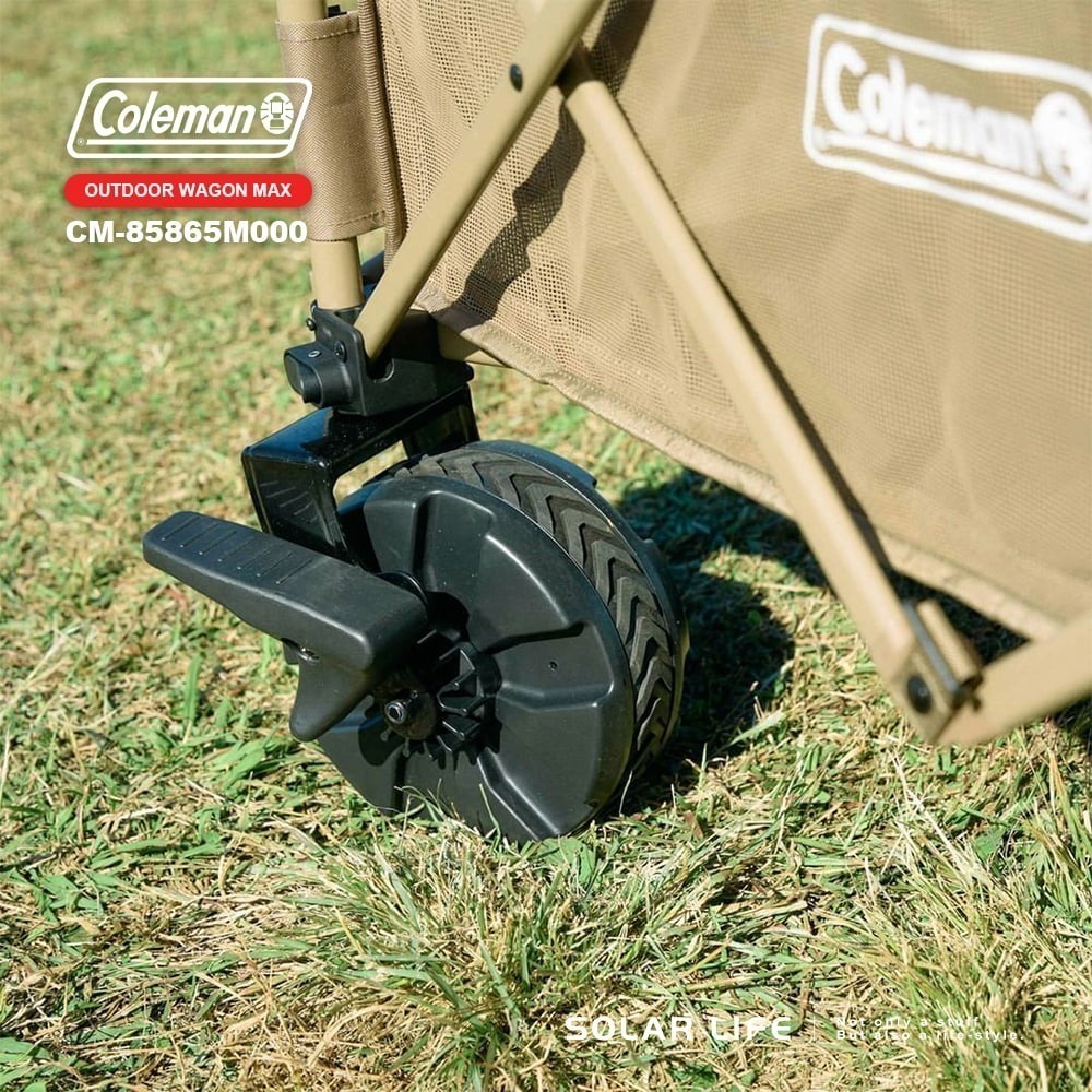 Coleman 四輪拖車MAX/CM-85865+蛋捲桌板優惠組.露營手推車 戶外四輪拖車 野餐寵物拖車 野營折疊拉車-細節圖7