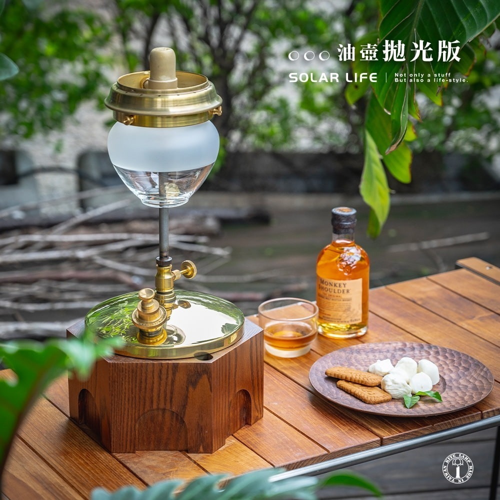KITELAMP KL98TB黃銅木座煤油汽化燈.Tilley汽化燈 古典氣化燈 氣氛露營燈 復古煤油燈 KL80煤油-細節圖5