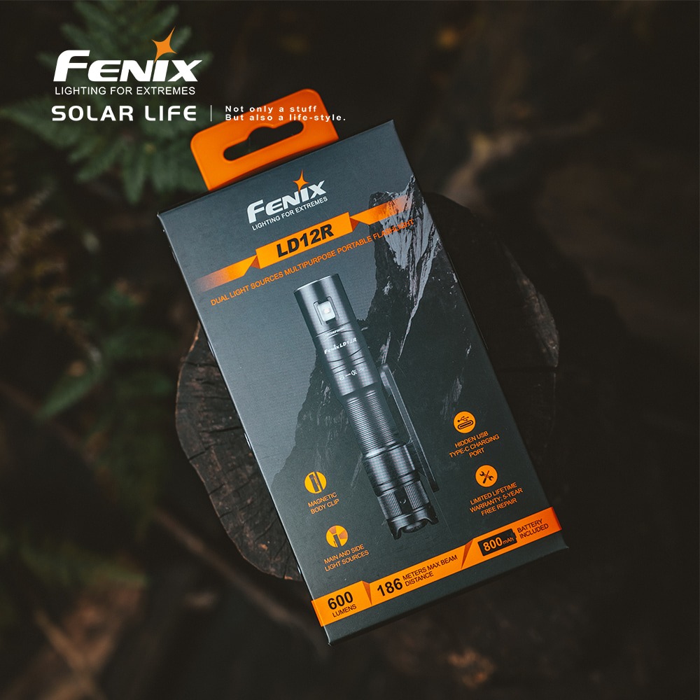 FENIX LD12R 雙光源多用途便攜手電筒/600流明.戰術手電筒 強光led電筒 隨身手電筒 高流明手電 USB-細節圖2