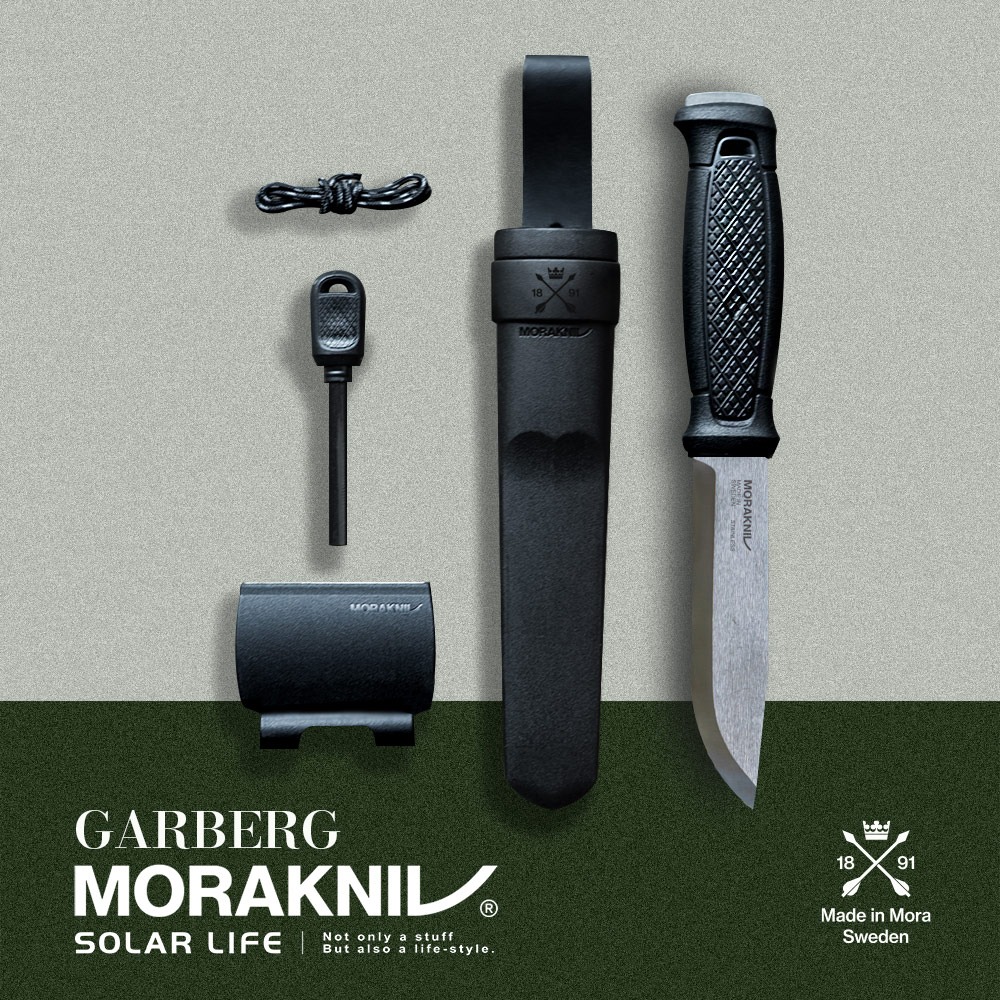 MORAKNIV Garberg全龍骨不鏽鋼直刀&求生配件Garberg with Survival Kit 13914-細節圖7