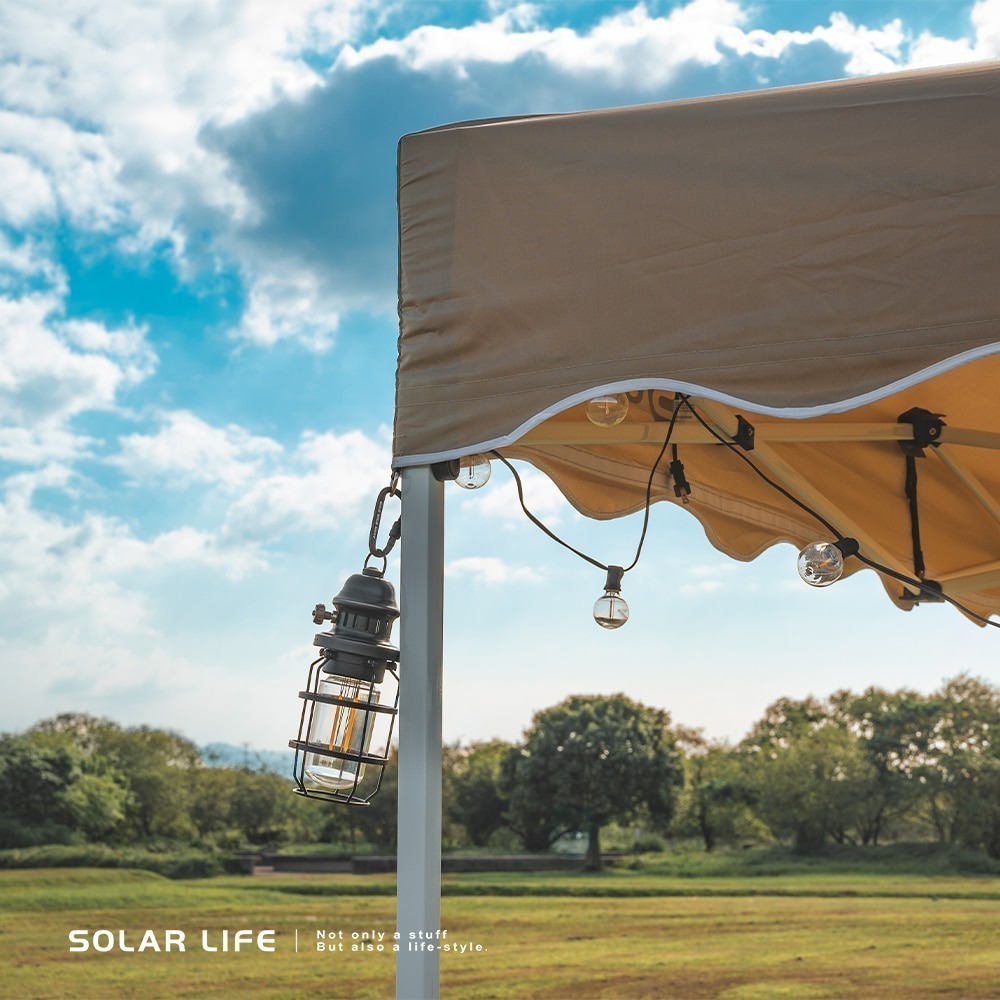 Solar Life 索樂生活 頂級客廳帳 速搭炊事帳篷 附收納袋.27秒帳客廳帳 速搭園遊會停車棚 活動帳快速帳-細節圖2