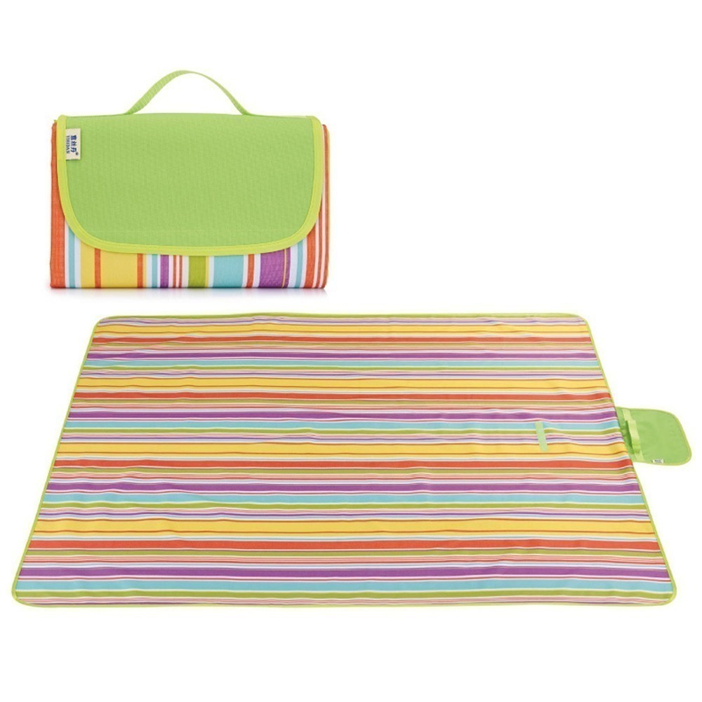 Solar Life 索樂生活 加大防水防潮野餐墊.折疊野餐墊 輕便沙灘墊 休閒墊 海灘墊 防水墊-規格圖3