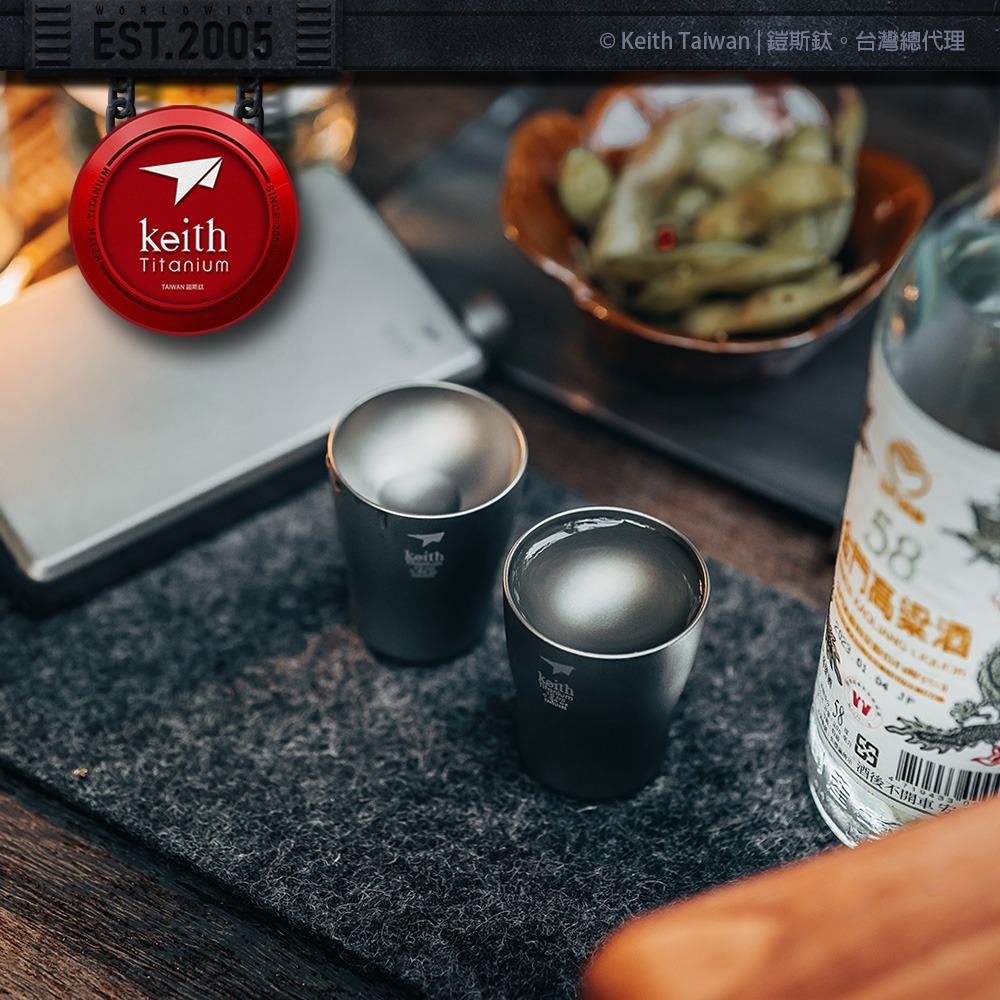 Keith 鎧斯鈦迷你小酒杯 10ml / Ti9304.SHOT杯 子彈杯 一口杯 烈酒杯白酒杯 鈦酒杯-細節圖3