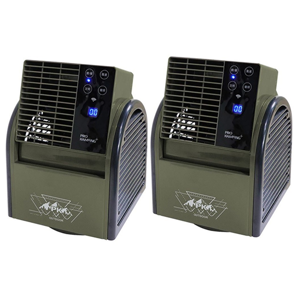 Pro Kamping領航家 搖擺便攜式循環扇 PK-068GB(含收納袋).露營渦輪扇 帳篷循環扇 遙控循環風扇-規格圖7