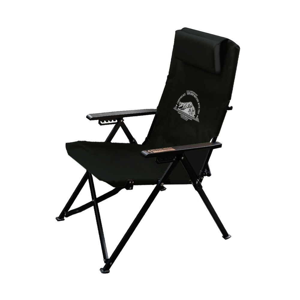 Camping ACE 野樂 黑森戰術六段椅 ARC-8T.折疊露營椅 大川椅 可調戶外椅 高背椅 摺疊躺椅-規格圖6