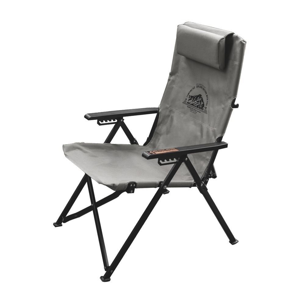 Camping ACE 野樂 黑森戰術六段椅 ARC-8T.折疊露營椅 大川椅 可調戶外椅 高背椅 摺疊躺椅-規格圖6