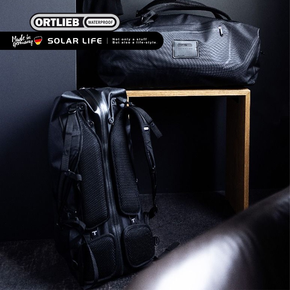 ORTLIEB Atrack Metrosphere 34L 黑色壓紋防水背包.溯溪防水包 雙肩機能包 戶外防水袋 登山-細節圖3