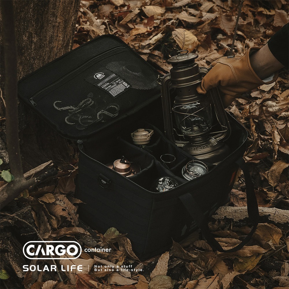 CARGO Container 工業風裝備收納袋19L.防撞收納包 露營裝備袋 戶外燈具袋 瓦斯罐收納袋 置物箱工具包-細節圖5