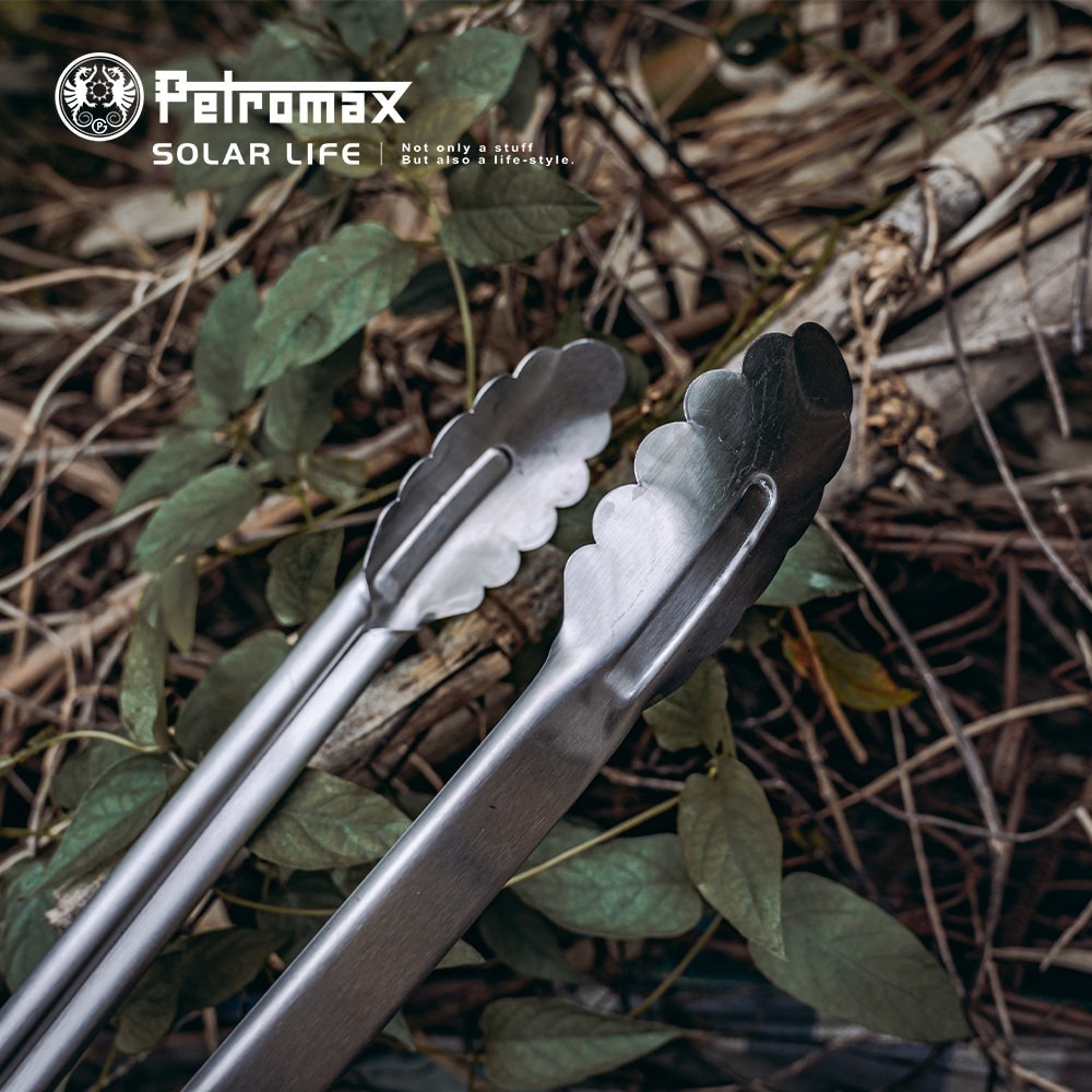 Petromax 木柄火夾/烤肉夾 54cm BBQ and Coal Tongs.焚火鉗柴火夾 不鏽鋼火鉗 燒烤長夾-細節圖5