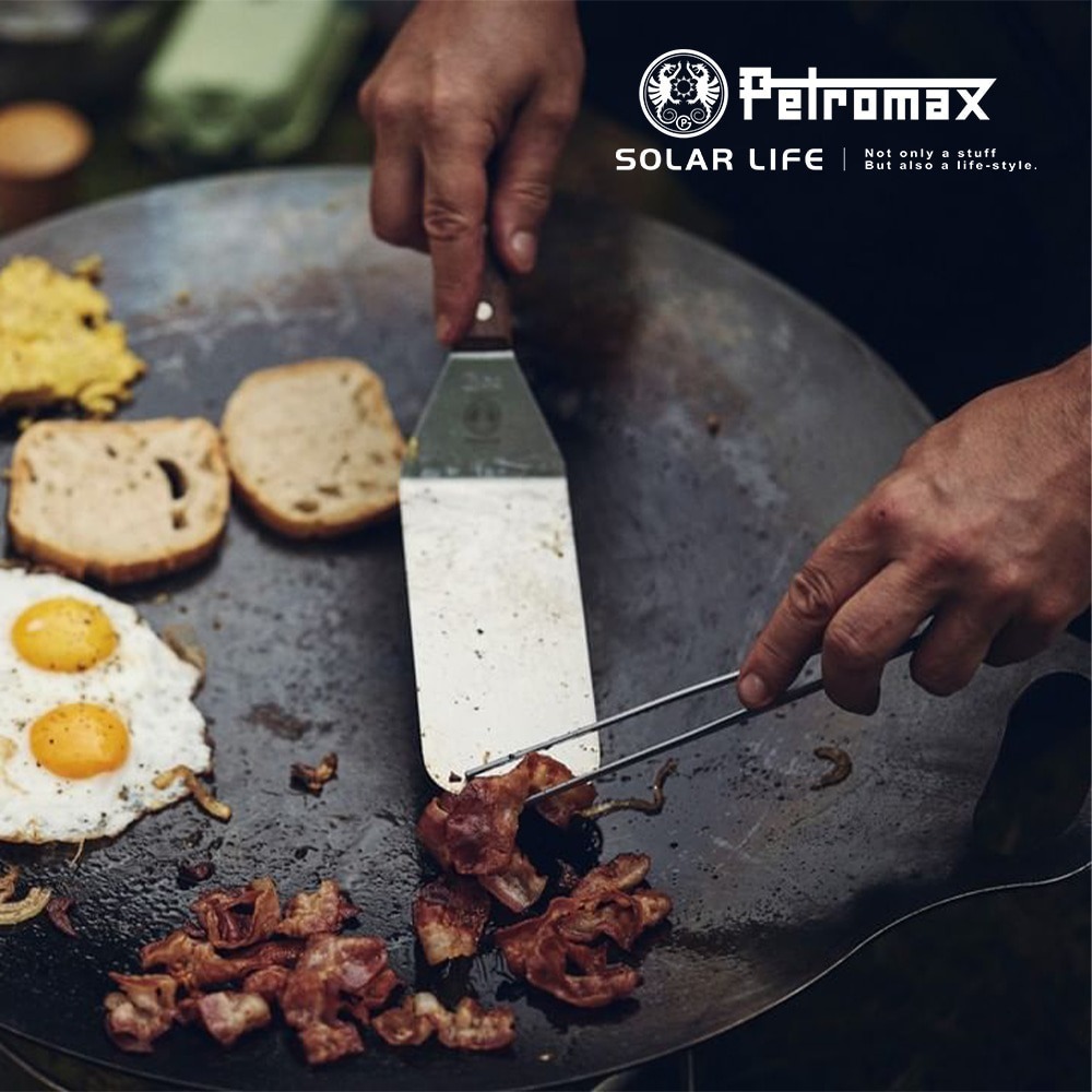 Petromax 木柄不鏽鋼煎鏟 長/短 Flexible Spatula for Grill and Pans.料理鏟-細節圖2