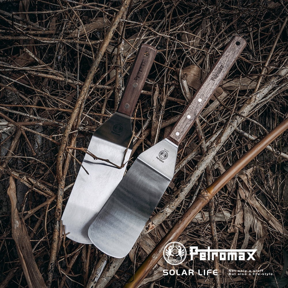 Petromax 木柄不鏽鋼煎鏟 長/短 Flexible Spatula for Grill and Pans.料理鏟-細節圖3