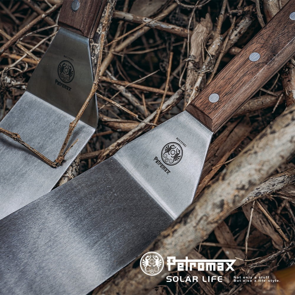 Petromax 木柄不鏽鋼煎鏟 長/短 Flexible Spatula for Grill and Pans.料理鏟-細節圖4