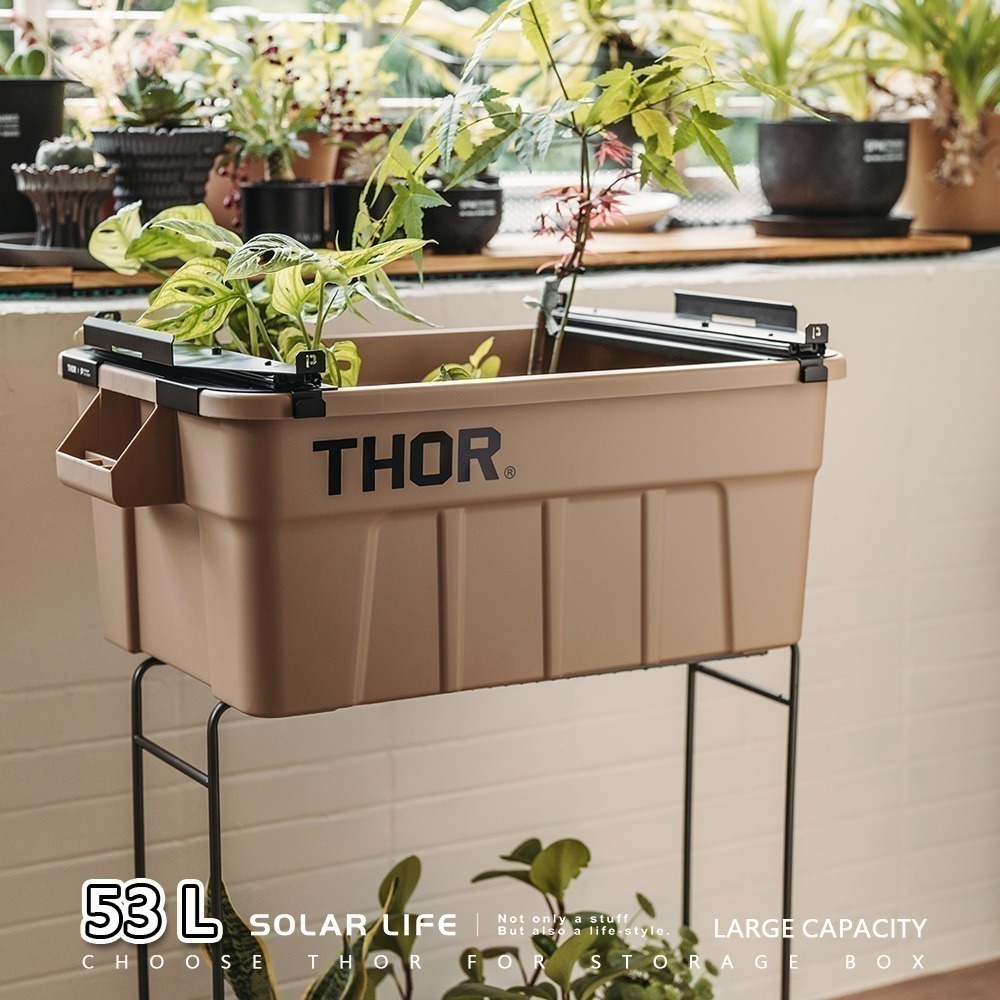 THOR BOX 索爾收納箱 53L/75L 黑色/沙色/透黑 台灣總代理公司貨.置物箱 露營箱 裝備箱 索爾箱 雷神箱-細節圖3