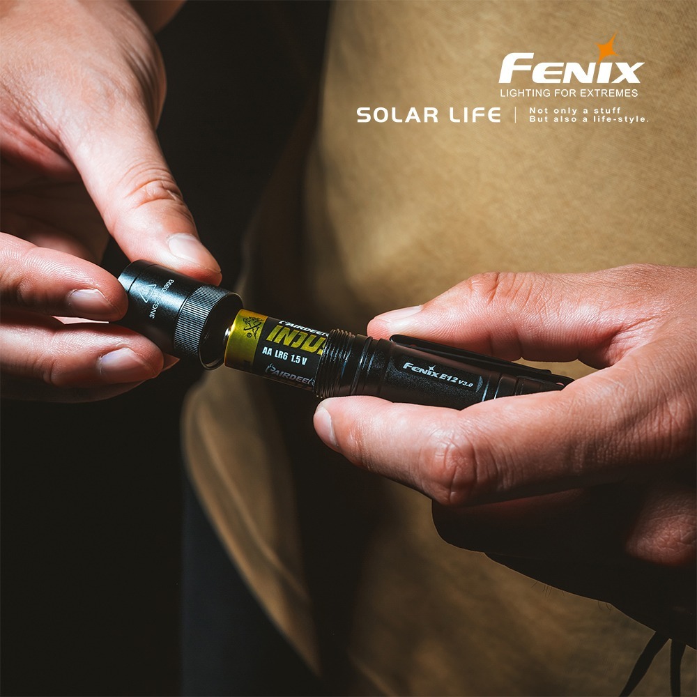 FENIX E12 V3.0 便攜EDC手電筒附電池200流明.隨身手電筒 戰術手電筒 迷你手電筒 LED照明 三段冷白-細節圖6