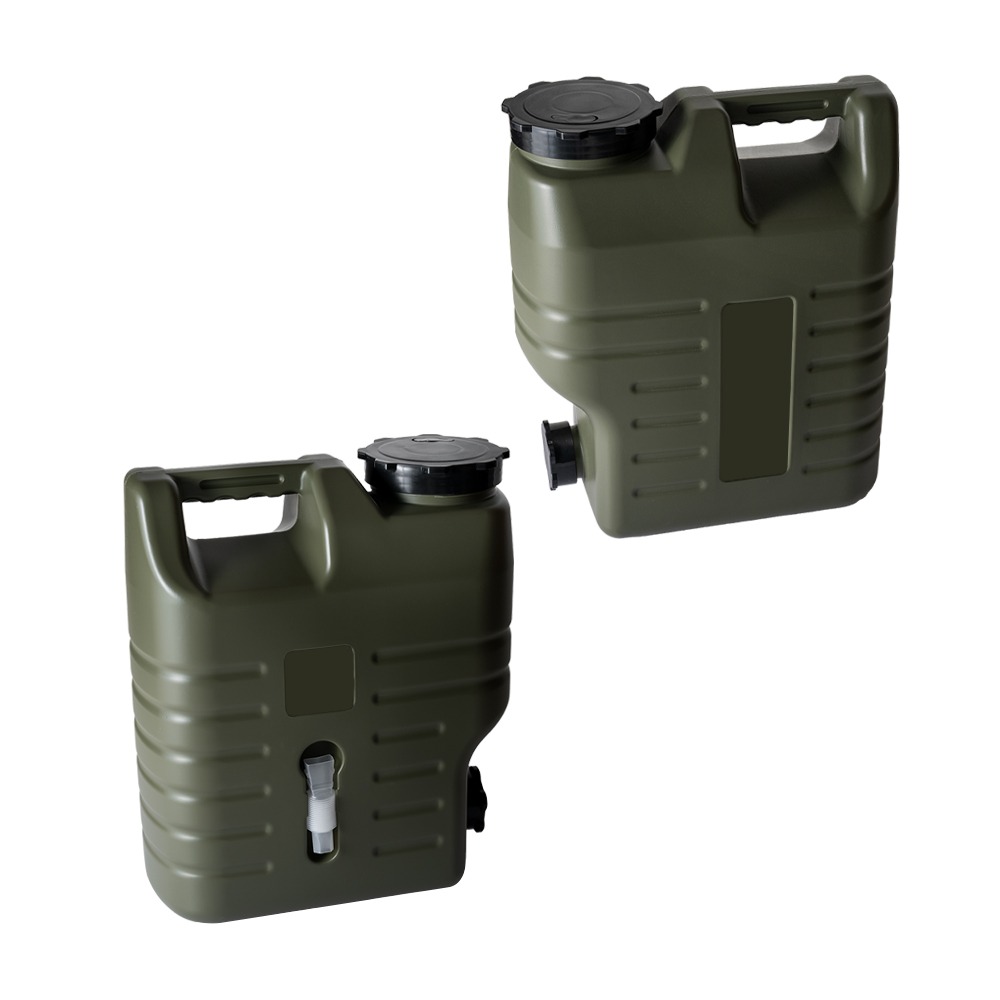 Solar Life 索樂生活 戶外露營儲水桶 18.5L/12L.軍風飲水桶 車露車宿 提把水桶 食品級水箱 戰術水壺-規格圖8