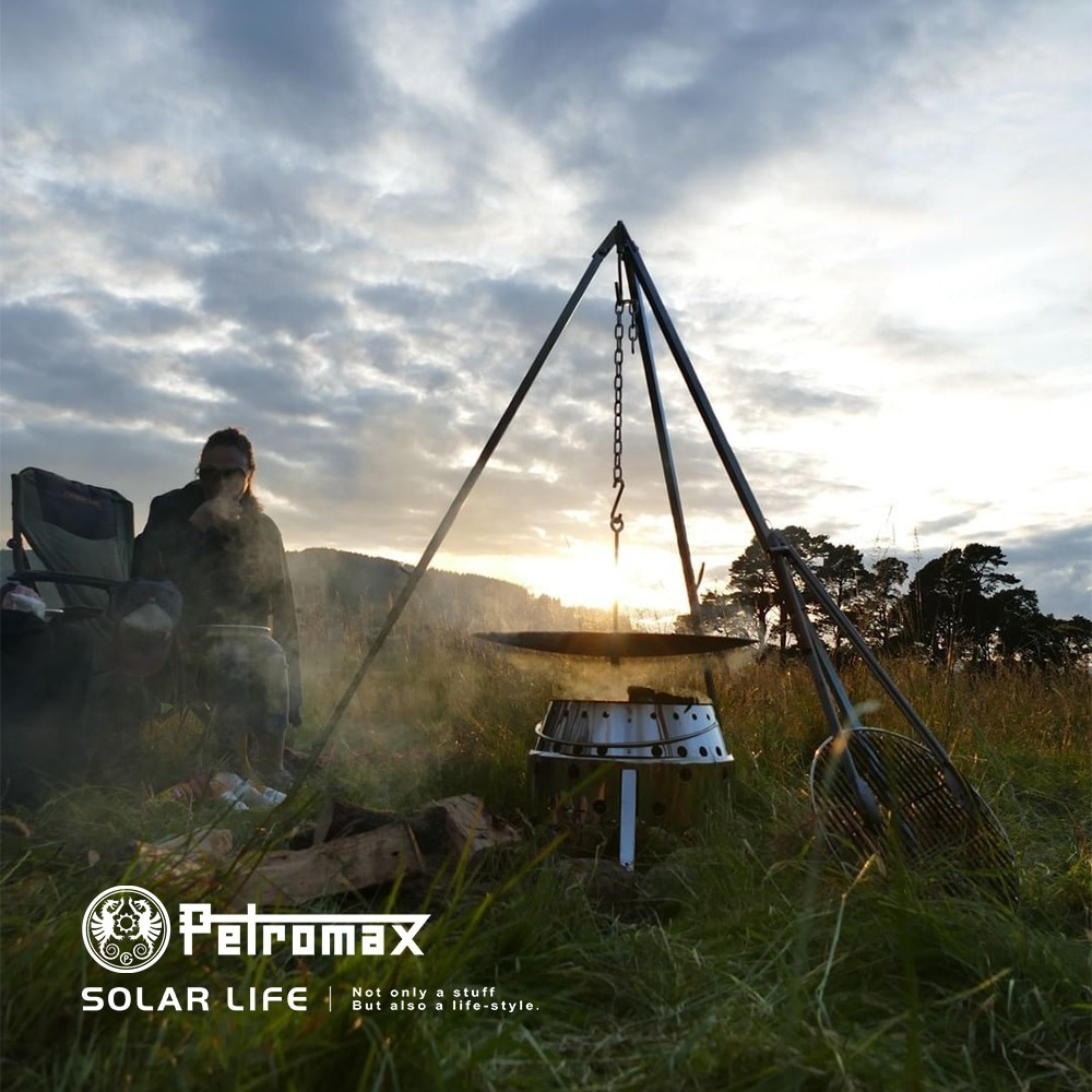 Petromax 三角吊鍋架(不含荷蘭鍋).三角篝火架 戶外營火架 露營三角架 野營焚火架 伸縮三腳架-細節圖3