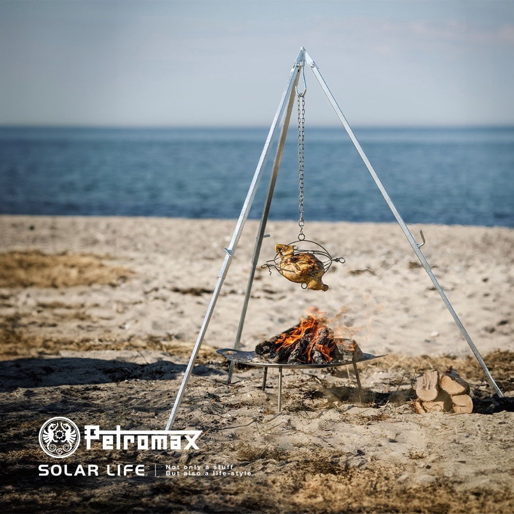 Petromax 三角吊鍋架(不含荷蘭鍋).三角篝火架 戶外營火架 露營三角架 野營焚火架 伸縮三腳架-細節圖5