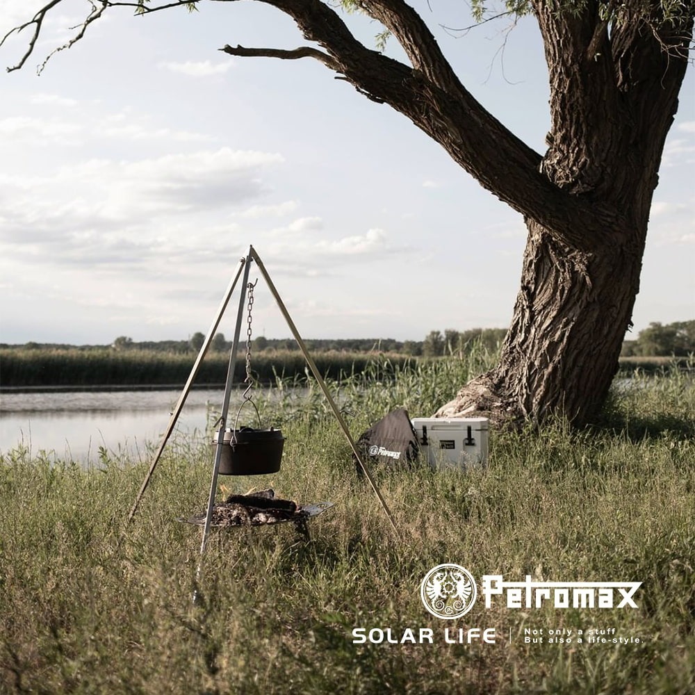 Petromax 三角吊鍋架(不含荷蘭鍋).三角篝火架 戶外營火架 露營三角架 野營焚火架 伸縮三腳架-細節圖6