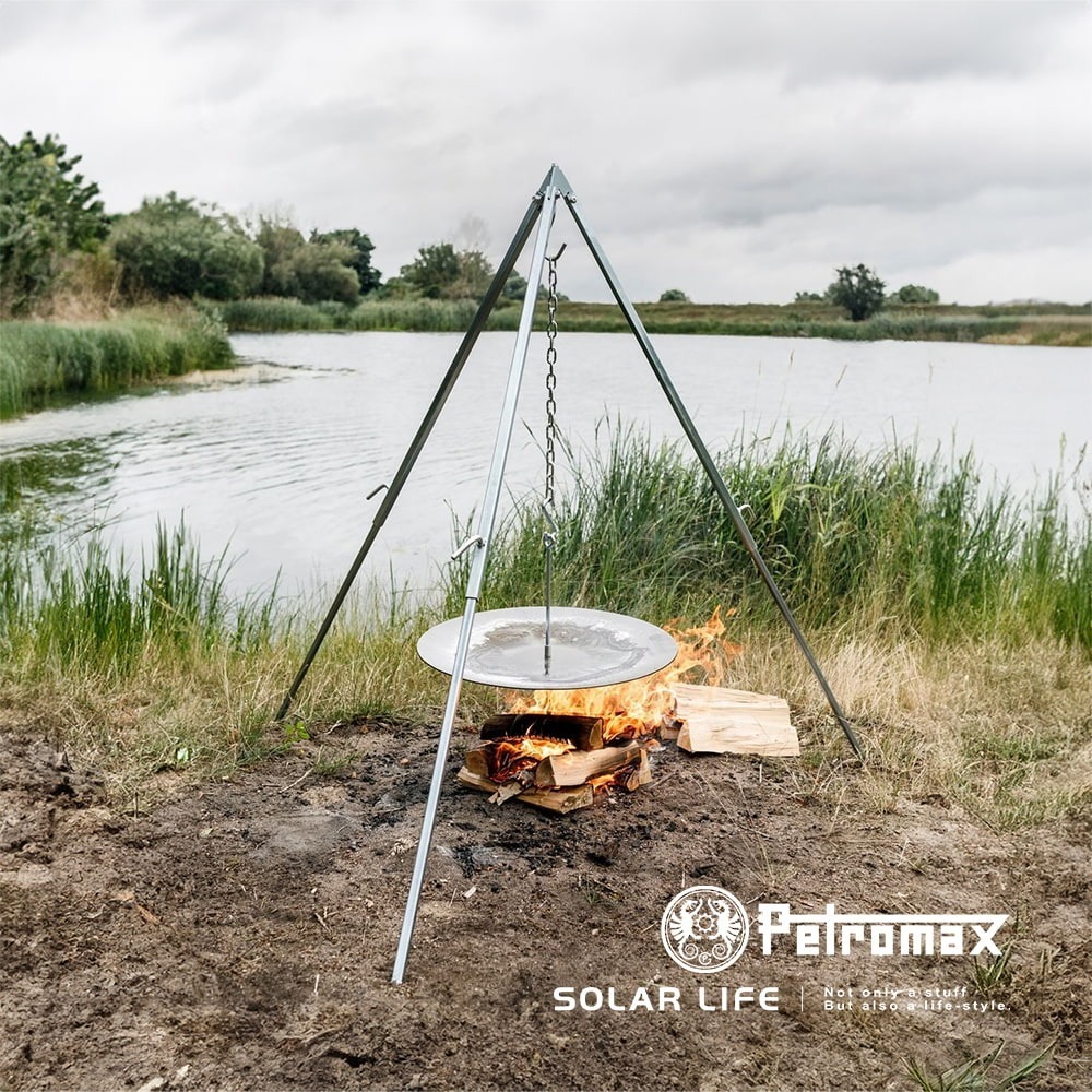 Petromax 三角吊鍋架(不含荷蘭鍋).三角篝火架 戶外營火架 露營三角架 野營焚火架 伸縮三腳架-細節圖7