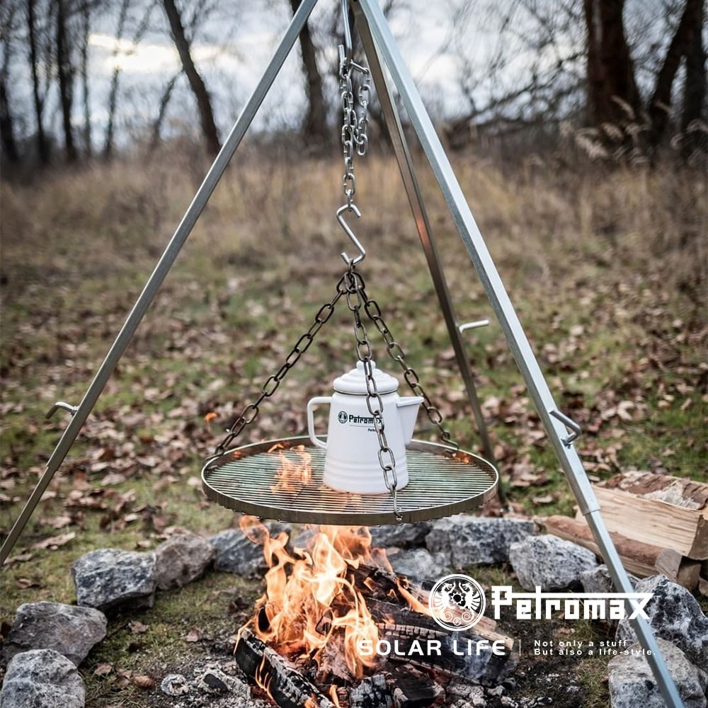 Petromax 三角吊鍋架(不含荷蘭鍋).三角篝火架 戶外營火架 露營三角架 野營焚火架 伸縮三腳架-細節圖8