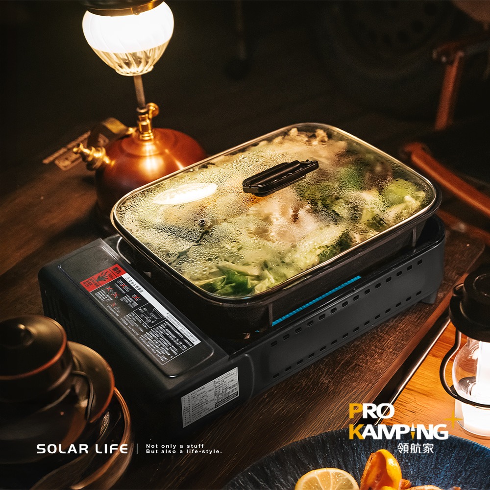 Pro Kamping領航家 兩用瓦斯煎烤爐 (含提袋) 瓦斯卡式爐 MS-8 MINI.瓦斯卡式爐 露營瓦斯爐-細節圖6