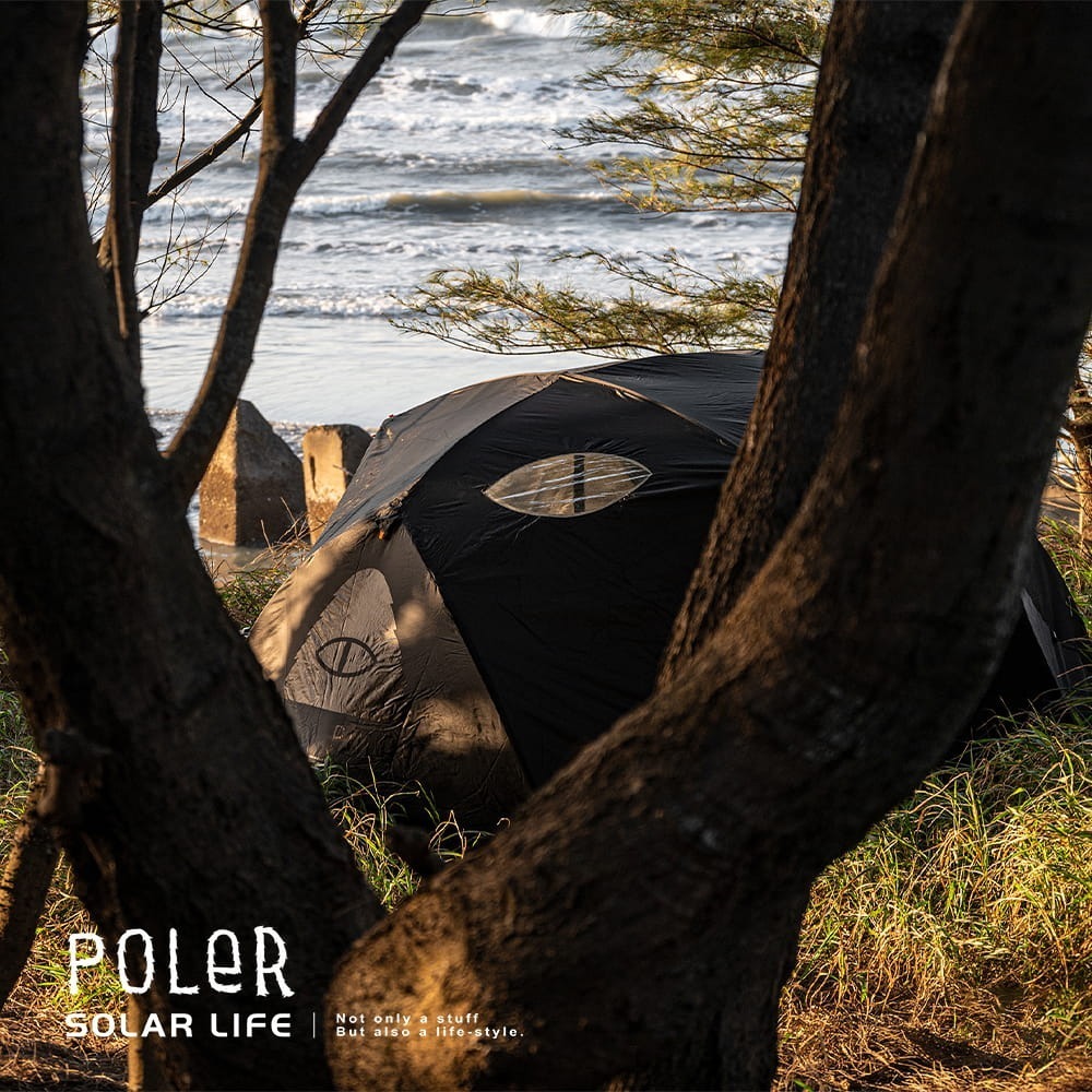 POLER 雙人帳篷 TWO MAN TENT.鋁製輕量帳篷 雙人圓頂帳 基地帳 登山帳 機車露營野營-細節圖3