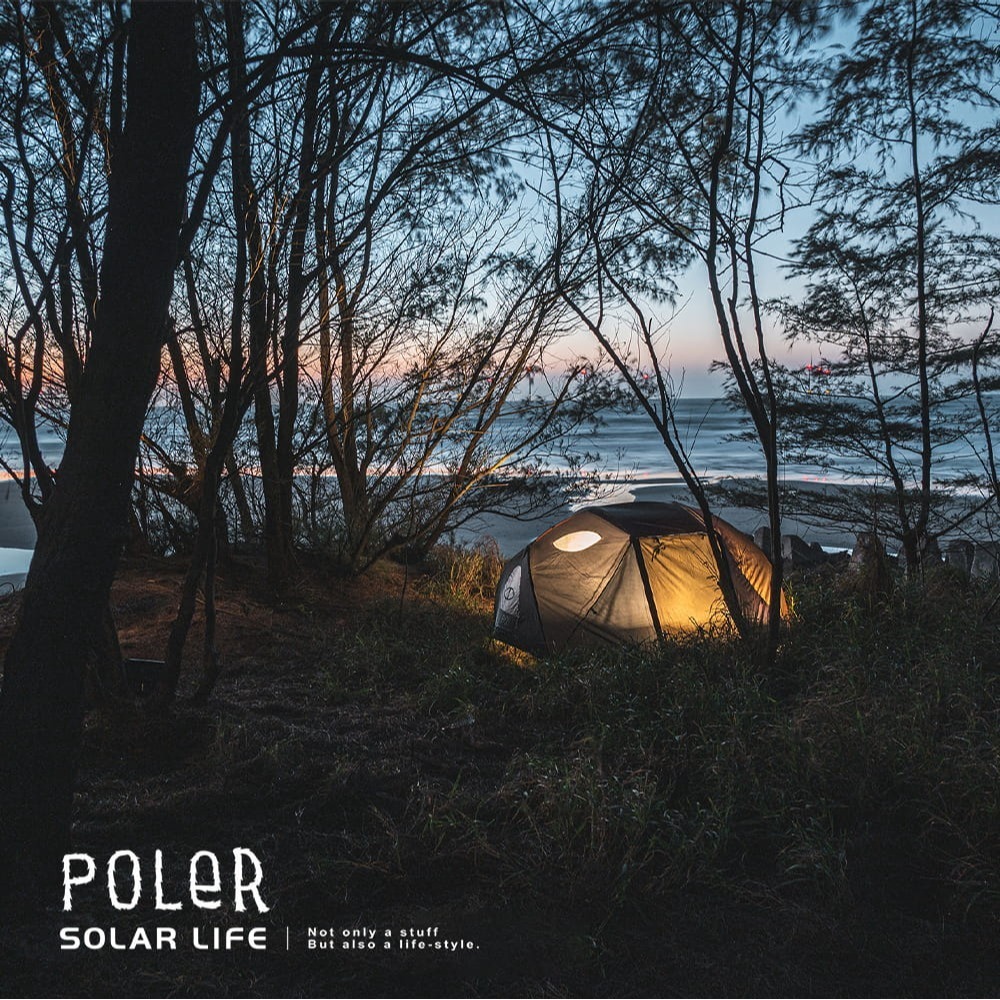 POLER 雙人帳篷 TWO MAN TENT.鋁製輕量帳篷 雙人圓頂帳 基地帳 登山帳 機車露營野營-細節圖4