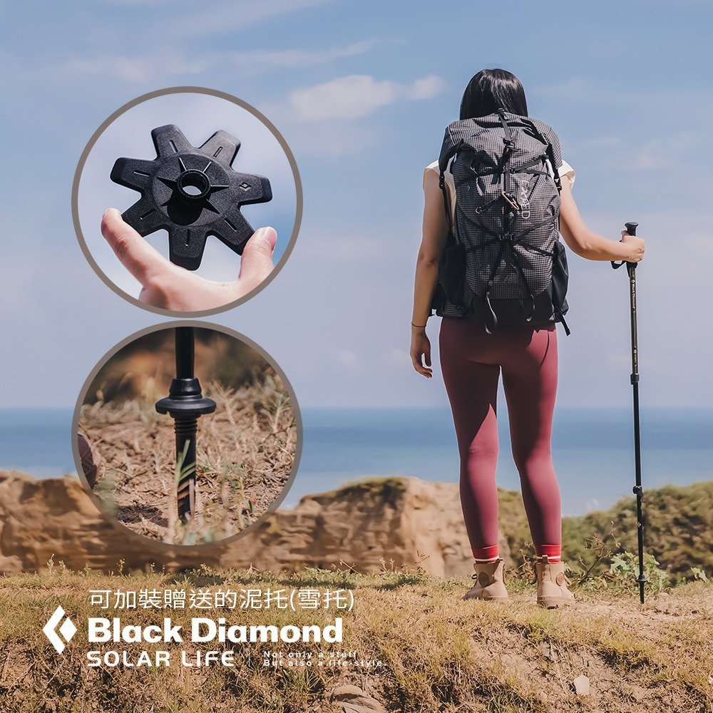 Black Diamond S24 TRAIL EXPLORER 3 登山杖.徒步拐杖 折疊超輕杖 折疊伸縮杖 健走杖-細節圖6