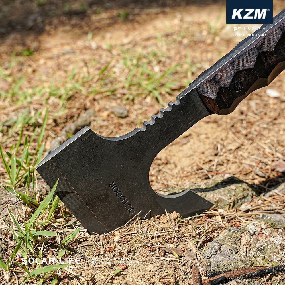 KAZMI KZM 工業風手斧.露營木斧手斧 登山斧開山斧 戶外短柄小斧 野營斧頭 劈柴伐木園藝-細節圖2