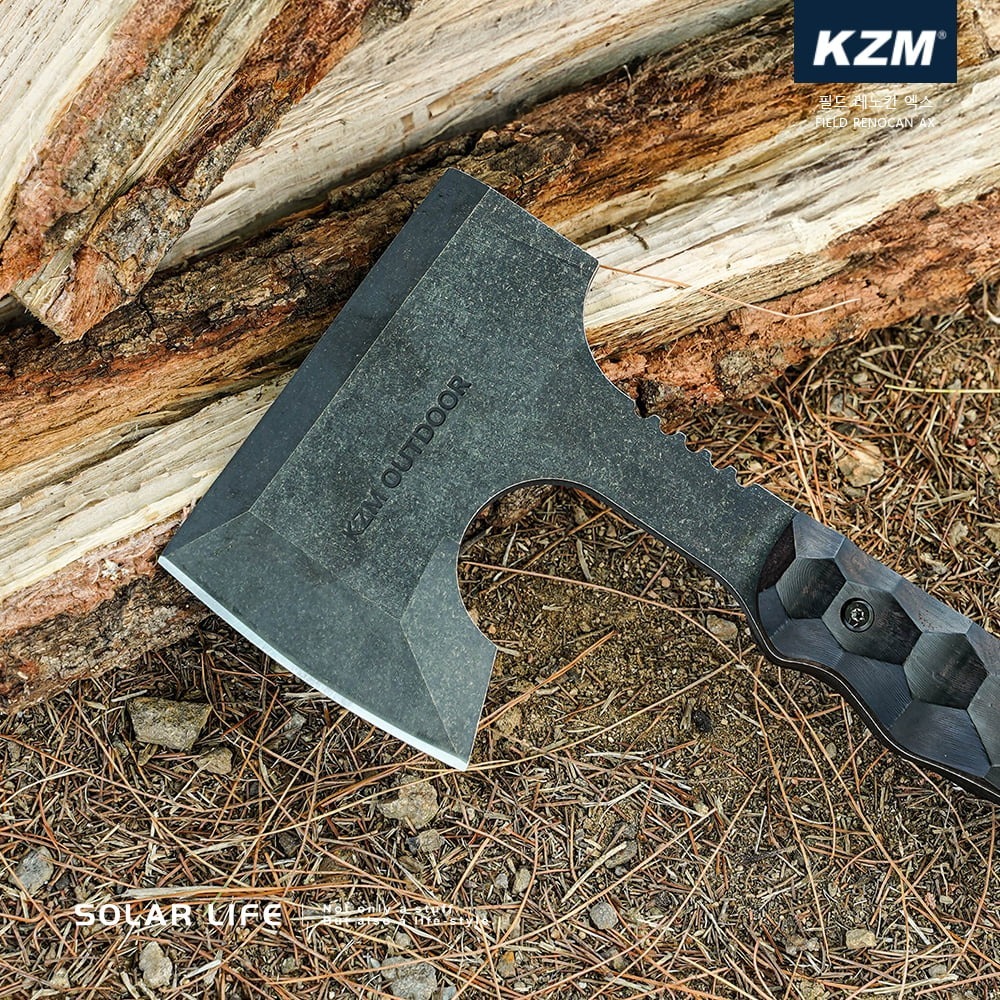 KAZMI KZM 工業風手斧.露營木斧手斧 登山斧開山斧 戶外短柄小斧 野營斧頭 劈柴伐木園藝-細節圖4